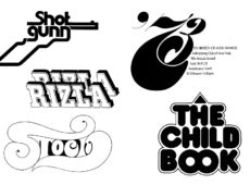 中村公二 作品集 WORKS 4「レタリング作品」より