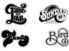 中村公二 作品集 WORKS 4「レタリング作品」より