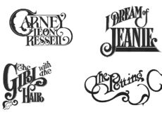 中村公二 作品集 WORKS 4「レタリング作品」より