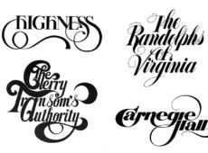 中村公二 作品集 WORKS 4「レタリング作品」より