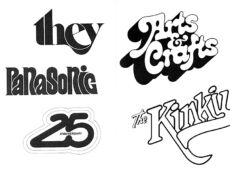 中村公二 作品集 WORKS 4「レタリング作品」より