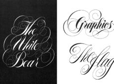 中村公二 作品集 WORKS 4「レタリング作品」より