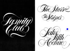 中村公二 作品集 WORKS 4「レタリング作品」より