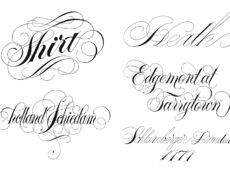 中村公二 作品集 WORKS 4「レタリング作品」より