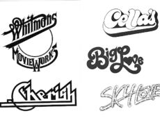 中村公二 作品集 WORKS 4「レタリング作品」より