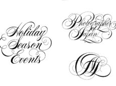 中村公二 作品集 WORKS 4「レタリング作品」より