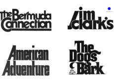 中村公二 作品集 WORKS 4「レタリング作品」より