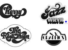 中村公二 作品集 WORKS 4「レタリング作品」より