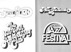 中村公二 作品集 WORKS 4「レタリング作品」より